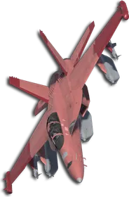 EA-18G Two-Tone Red Skin