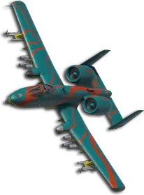 A-10C Techno Contour Lines Skin