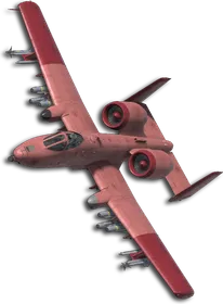 A-10C Two-Tone Red Skin