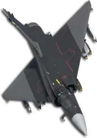 Mirage 2000-5 Two-Tone Black/Gray Skin