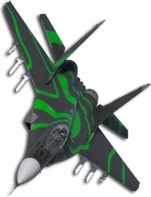 MiG-29A Jungle Contour Lines Skin