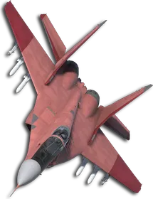 MiG-29A Two-Tone Red Skin