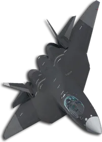 Su-57 Two-Tone Black/Gray Skin