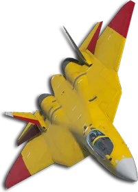 Su-57 Two-Tone Yellow/Red Skin