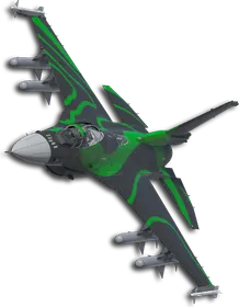 F-2A Jungle Contour Lines Skin