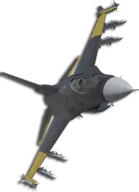 F-16C Two-Tone Black/Yellow Skin