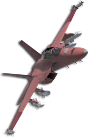 F/A-18F Two-Tone Red Skin
