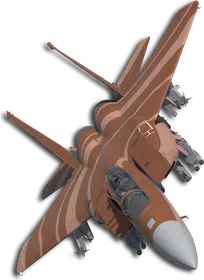 F-15E Sand Contour Lines Skin