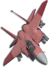 F-15E Two-Tone Red Skin