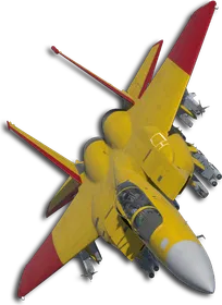 F-15E Two-Tone Yellow/Red Skin