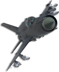 MiG-21bis Two-Tone Black/Gray Skin