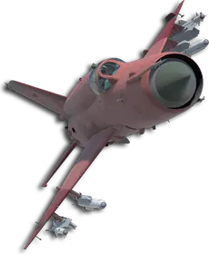 MiG-21bis Two-Tone Red Skin