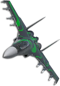 Su-35S Jungle Contour Lines Skin
