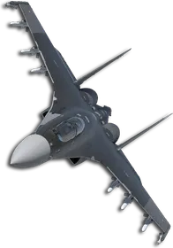 Su-35S Two-Tone Black/Gray Skin