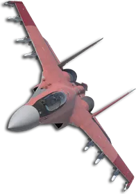 Su-35S Two-Tone Red Skin