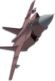 MiG-31B Two-Tone Red Skin