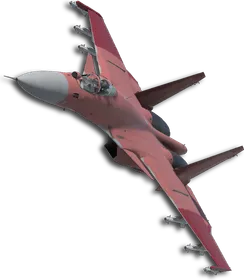 Su-33 Two-Tone Red Skin