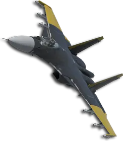 Su-33 Two-Tone Black/Yellow Skin