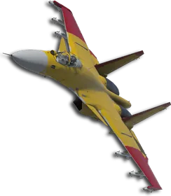 Su-33 Two-Tone Yellow/Red Skin