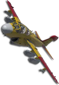 EA-6B Two-Tone Yellow/Red Skin