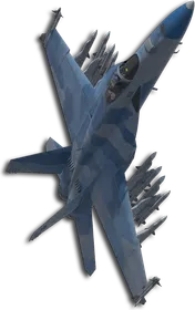 F/A-18E Blue Camo Skin