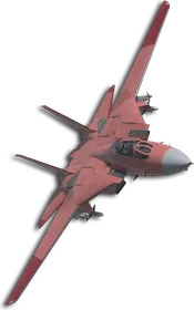 F-14A Two-Tone Red Skin