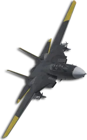 F-14A Two-Tone Black/Yellow Skin
