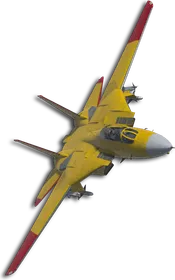 F-14A Two-Tone Yellow/Red Skin