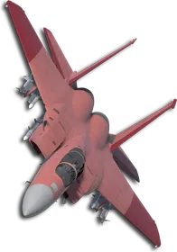 F-15C Two-Tone Red Skin