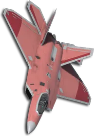 F-22A Two-Tone Red Skin