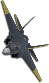 F-35C Two-Tone Black/Yellow Skin