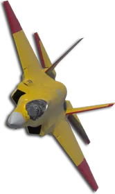 F-35C Two-Tone Yellow/Red Skin