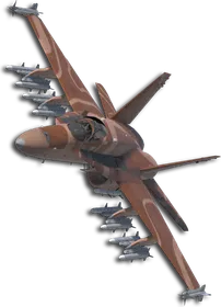 F/A-18C Sand Contour Lines Skin