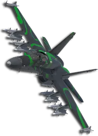 F/A-18C Jungle Contour Lines Skin