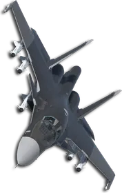 Su-34 Two-Tone Black/Gray Skin